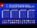 🔴 Draw Results UEFA Champions League 2024/25 League Phase & Match Fixtures