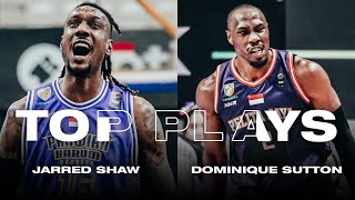 IBL TOP Plays Dominique Sutton vs Jarred Shaw  | IBL Tokopedia Playoffs 2023