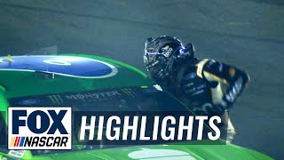 Clint Bowyer throws punches at Ryan Newman after the All-Star Race | NASCAR on FOX HIGHLIGHTS