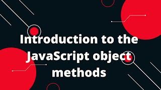 JavaScript Tutorial in Hindi #25 Introduction to the JavaScript object methods