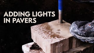 How to Add Lights to Pavers