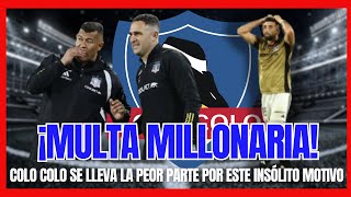 🔴¡REMEZÓN POR LA MULTA! ¡CONMEBOL SANCIONA A COLO COLO Y ADVIERTE A EMILIANO AMOR POR ESTOS MOTIVOS!