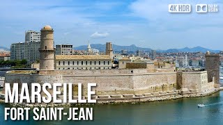 Fort Saint-Jean, Marseille - 🇫🇷 France  [4K HDR] Walking Tour