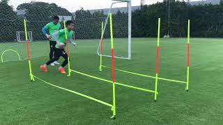 Goalkeeper Training Coordinations In Seesion