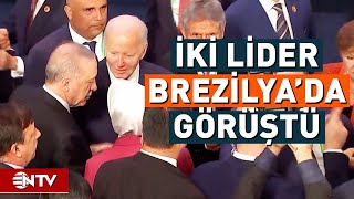 Erdoğan, ABD Başkanı Joe Biden ile Bir Araya Geldi | NTV