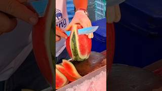 Only $0.7! Thai Sweet Watermelon - Fruit Cutting Skills