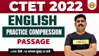 CTET 2022 ENGLISH CLASS | COMPRESSION PASSAGE PRACTICE | ENGLISH FOR CTET EXAM | BY Dr MAHENDRA SIR