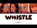 BLACKPINK - WHISTLE | But You Are Jisoo & Rosé