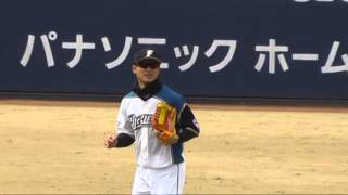 日ハム・西川遥輝　シートノック　2016.3.16