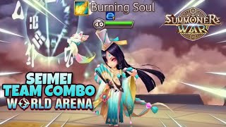 Seimei Team Combo in World Arena - Summoners War