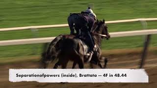 Separationofpowers' 4 Furlong Workout for Breeders' Cup Juvenile Fillies