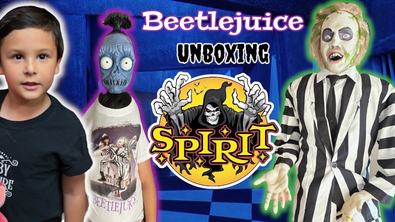 Beetlejuice Animatronic Unboxing Spirit Halloween 2024 Youtube