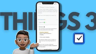 THINGS 3 BRINGS MARKDOWN TO THE APP