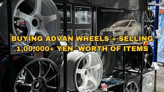 SELLING 1,000,000+ YEN WORTH OF ITEMS + BUYING ADVAN WHEELS IN JAPAN