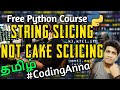 #8 String Slicing Not Cake Slicing || PART 1 || Free Python Tutorials || Coding Anna