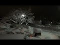 snowfall walk around medieval kirkkonummi church december 2022 finland 4k