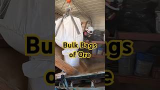 Lifting Bulk Bags Full of Gold Ore! #mininglife #gold #goldpanning #hoisting #crane #goldmines