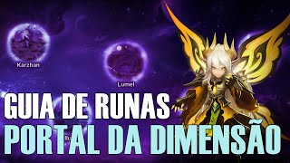 Guia de Runas: Portal da Dimensão (Karzhan, Ellunia, Lumel, Khalderun e Sacreon) | Summoners War