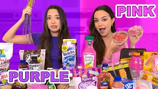 Eating Only One Color of Food for 24 Hours! - Merrell Twins