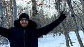 Snow tracking in Normafa| Budapest | Hungary | Europe #snow #2022 #hungary #europe