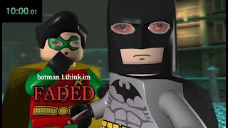 I Tried Speedrunning LEGO Batman while FADED...