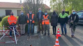 Anjou Fibre : Visite d'un chantier de raccordement fibre à Beaupréau-en-Mauges