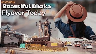 Kuril-Bishwa Road Flyover | Dhaka | BANGLADESH 🇧🇩 | Beautiful Bangladesh | BD GARO Video |