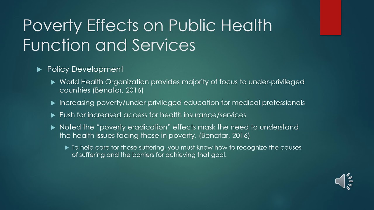 The Effect Of Poverty On Health - YouTube