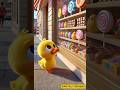 Duck wants the candy in the shop window  #animasi #cartoon #ai #duck