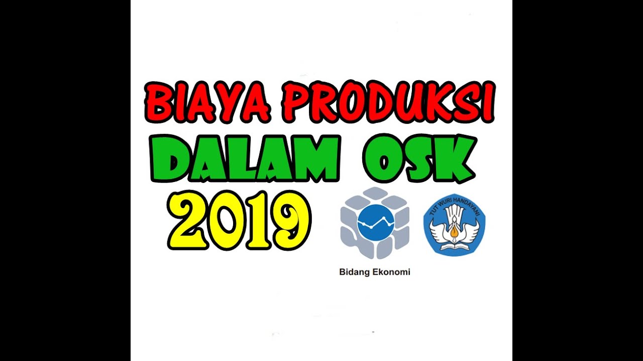 BAHAS SOAL OSK EKONOMI 2019 #1 - YouTube