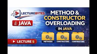 Method & Constructor Overloading in Java | Lecture 5