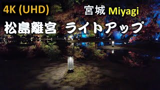 【4K】松島離宮 秋のライトアップ Matsushima Imperial Palace Autumn Light Up