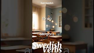 att göra / to do 🇸🇪 Swedish Verb Forms #svenska #swedish #swedishverbs #basicswedish #göra #do