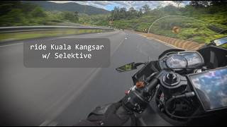 pov : ride to Kuala Kangsar w/ SELEKTIVE  | Modesaki Ninja250 + Cardo | 4K highway cruise asmr