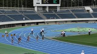 ２０２１ 日清カップ 東京都小学生陸上競技交流大会　小学５年生女子１００ｍ　寧々