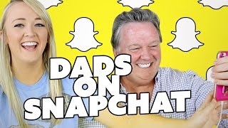 TEACHING MY DAD HOW TO SNAPCHAT | Meghan McCarthy