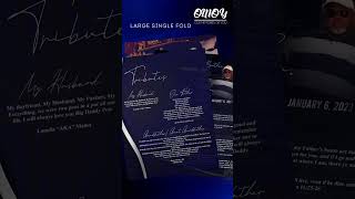 Peter James Anderson Funeral Program Design Large Booklet