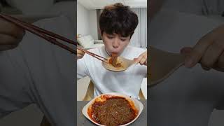 Korean spicy food, spicy hot cold noodles