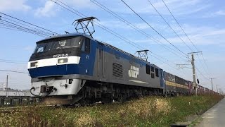 JR貨物　1059レ　EF210-5号機 【山陽本線・西阿知～新倉敷間】