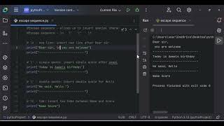 Beginner Python Tutorial #20 - Escape sequence in Python