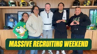 Recapping Oregon's MASSIVE Junior Day Recruiting Weekend | Ducks Dish Podcast