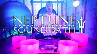 Neptune Sound Bath for Creativity \u0026 Intuition | Singing Bowl Meditation Music | Tingles | Pisces