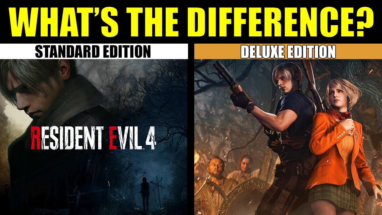 Resident Evil 4 Remake Standard Vs Deluxe Edition - YouTube