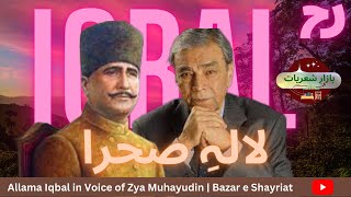 Allama Iqbal Poetry Lala e Sehra | By  Zya Muhayudin | Bazar e Shayriat