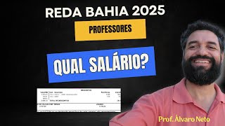 How much does a REDA 2025 teacher earn in Bahia?