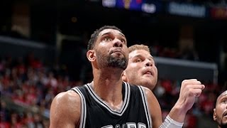 Tim Duncan Outduels Blake Griffin in OT Playoff Classic