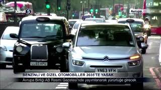 Benzinli ve Dizel Otomobiller 2035'te Yasak