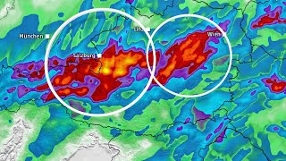 Hoch Dana entschärft die Unwetterlage in Deutschland: Dafür trifft es Österreich mit voller Wucht