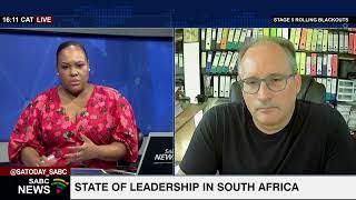 A look at state of governance in South Africa | Prof. Alex Vanden Heever