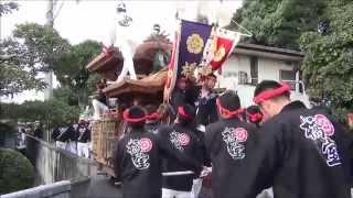 平成26年 橋室だんじり祭り 曳行最終年 本宮午後 村中曳行 2014/10/12(日)